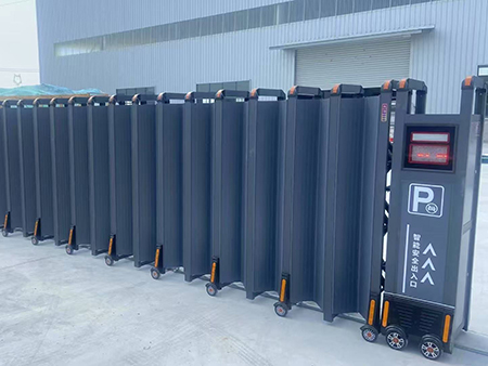 沛縣客戶電動(dòng)伸縮門案例